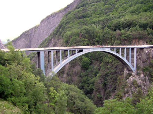 Picture : Saut en Elastique - Pont de Ponsonnas (103m de vide)